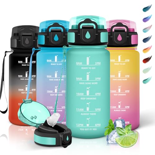 Motswedi Botella Agua Niños, 500ml con Pajita, Cantimplora... - Toys & Games Amazon Spain à 7.99€