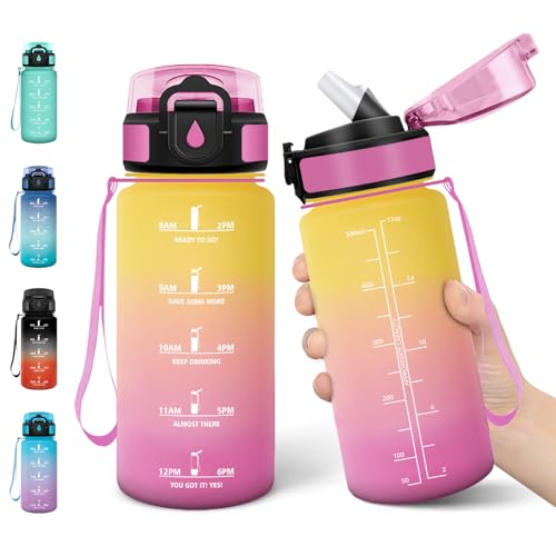 Motswedi Botella Agua Niños, 500ml con Pajita, Cantimplora... - Jouets & Jeux Amazon Espagne à 8.46€