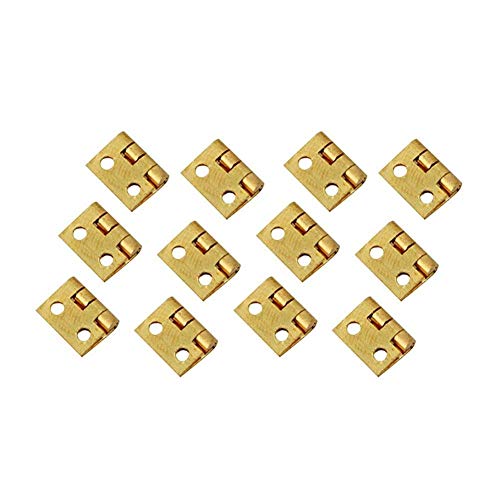 Generisch 12 Stück Mini Metallscharniere mit Schrauben... - Bricolage & Outils en promo à 1.19€