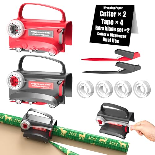 Vasmeiy Geschenkpapier-Schneider, Papierrollen-Schneider...