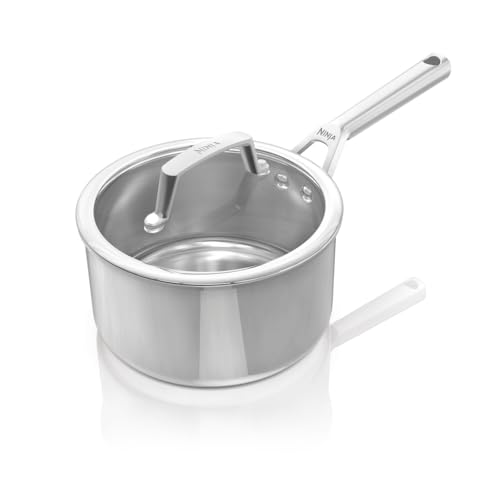 Ninja EverClad Casserole en acier inoxydable 20 cm avec... - Maison & Cuisine Amazon France à 59.99€
