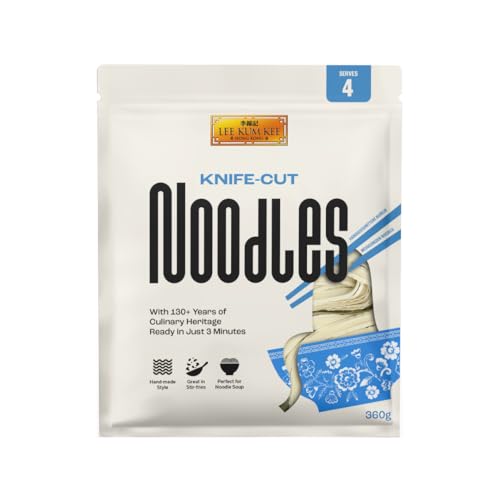 Lee Kum Kee Knife-Cut Noodles 360 g Pack of 1, Ready in 5... - Home & Kitchen Amazon UK à 1.25€
