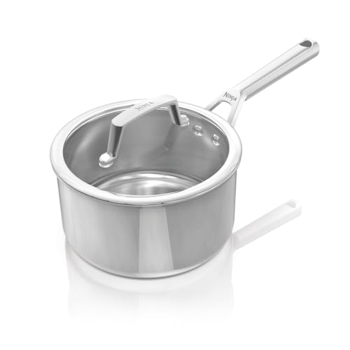 Ninja EverClad Casserole en acier inoxydable 18 cm avec... - Maison & Cuisine Amazon France à 49.99€