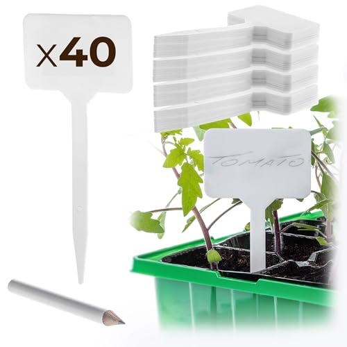 KADAX Targhette per piante in plastica, 40 pezzi... - Auto & Moto Amazon Italie à 15.16€