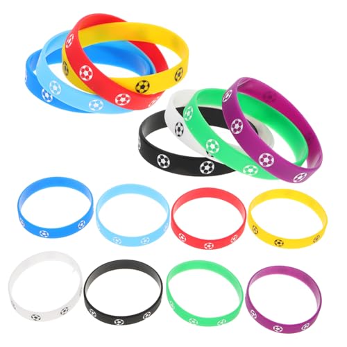 Gatuida 16pcs Silicone Bracelets Wristbands Football... - Sports & Fitness Amazon Royaume-Uni à 5.99€