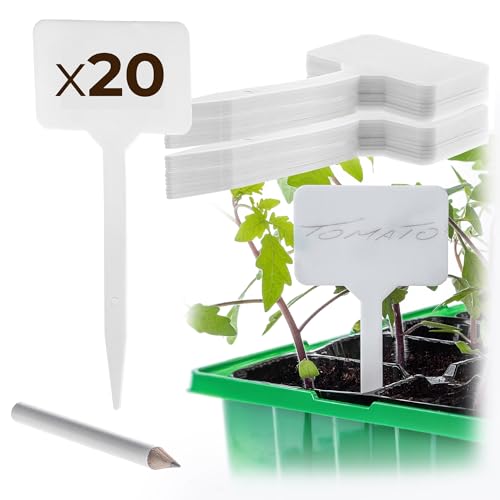 KADAX Targhette per piante in plastica, 20 pezzi... - Auto & Moto Amazon Italie à 13.12€