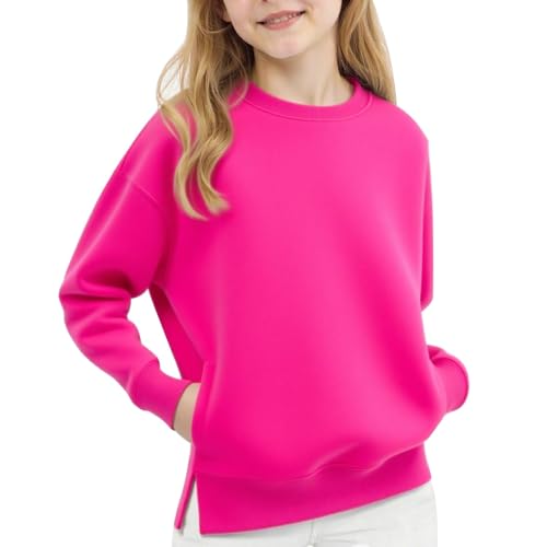 Sudadera jersey de color sólido para niñas, sudadera de... - Jouets & Jeux Amazon Espagne à 1.49€