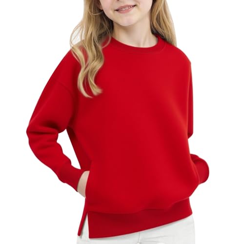 Sudadera jersey de color sólido para niñas, sudadera de... - Jouets & Jeux Amazon Espagne à 1.49€