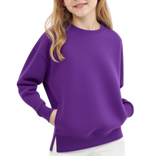Sudadera jersey de color sólido para niñas, sudadera de... - Jouets & Jeux Amazon Espagne à 1.49€