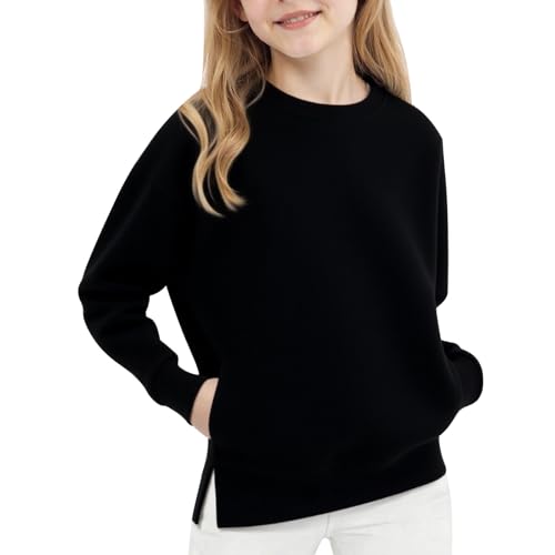 Sudadera de color sólido para niñas, sudadera de manga... - Jouets & Jeux Amazon Espagne à 1.12€