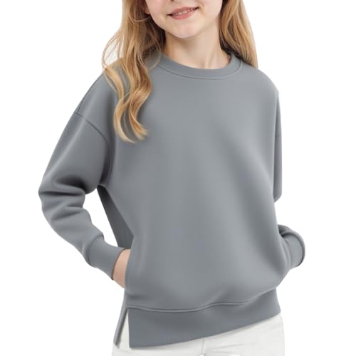 Sudadera jersey de color sólido para niñas, sudadera de... - Jouets & Jeux Amazon Espagne à 1.49€