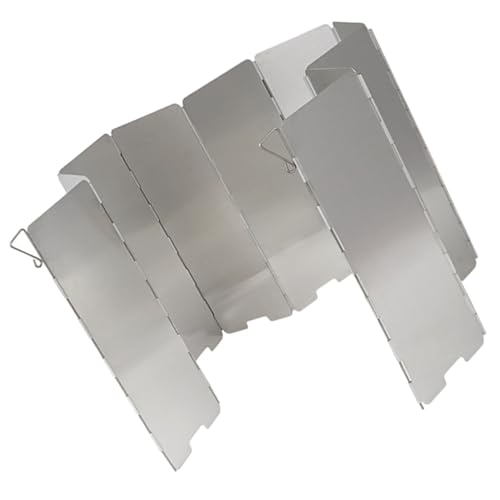 BATHVEVE 16pcs Foldable Burner Windscreen Set, Lightweight... - Sports & Fitness en promo à 12.99€