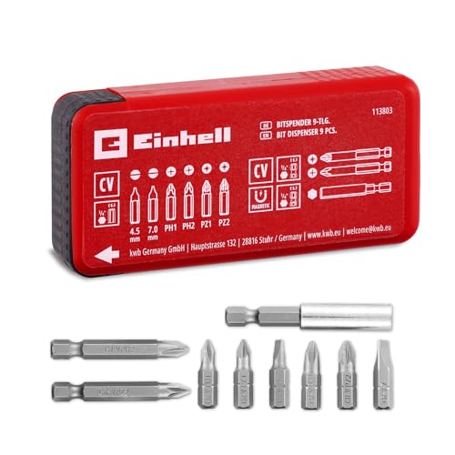 Original Einhell Set Bit-Spender 9 pcs LS (embouts 25/50... en promo à 6,99€ (-41%) sur Amazon FR