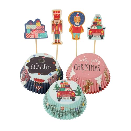 Set para Cupcakes de Navidad de 72Pzs - 36 Moldes de Papel... - High-Tech & Électronique Amazon Espagne à 7.40€