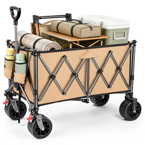 YEAUPE PRO Chariot de Transport Pliable 200L 150KG, Chariot... - Jardin & Extérieur Amazon France à 99.99€