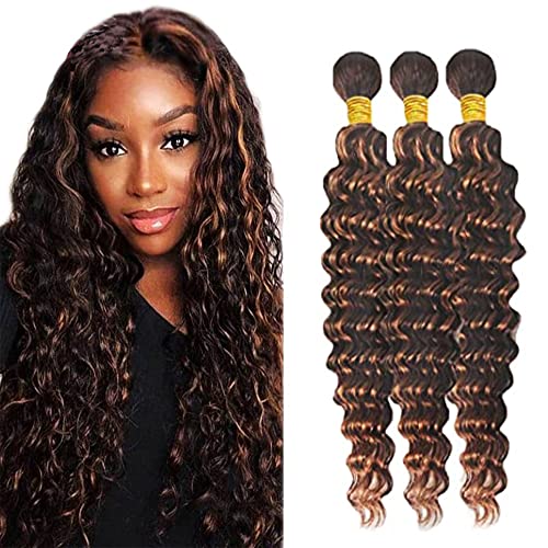 3PO P430 Deep Wave Human Hair 3 Bundle 10 12 14 pollici - Beauty & Fragrances Amazon Italy à 21.97€