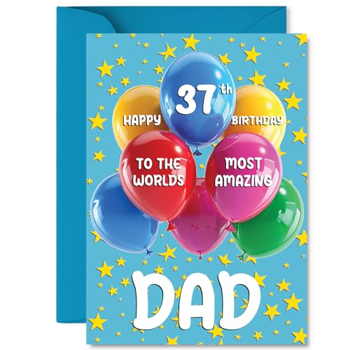 Dad 37th Birthday Card - Worlds Most Amazing - Happy... - Sports & Fitness Amazon Royaume-Uni à 2.52€