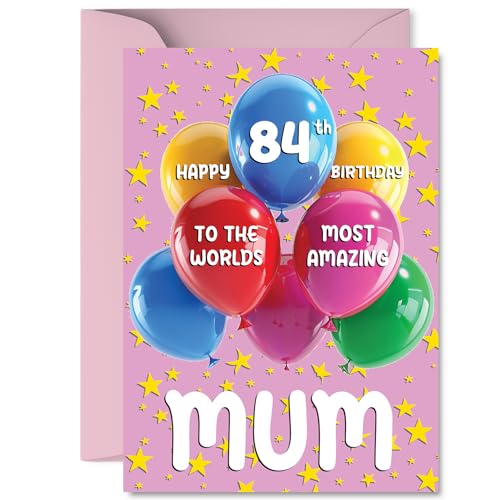 Mum 84th Birthday Card - Worlds Most Amazing - Happy... - Sports & Fitness en promo à 2.66€