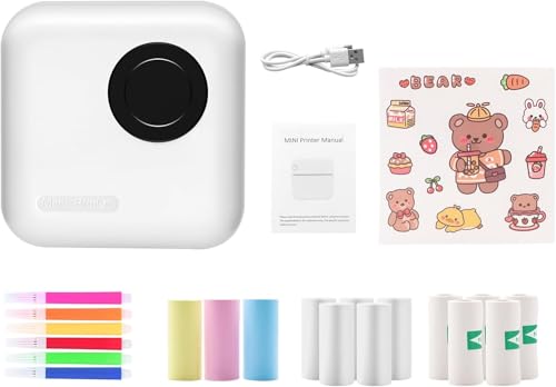 PNGOS Mini Impresora Mini Impresora para Smartphone... - High-Tech & Électronique en promo à 19.99€