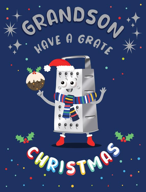Christmas Card, Grandson Humour - 8 x 6 inches - Piccadilly... - Auto & Moto Amazon Royaume-Uni à 1.43€