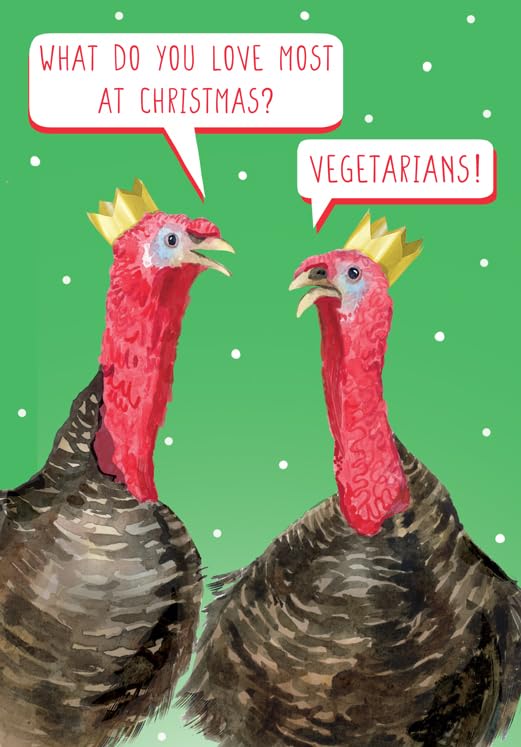Christmas Card, Funny Humour Text Turkeys - 7 x 5 inches... - Auto & Moto en promo à 2.08€