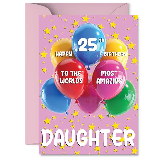 Daughter 25th Birthday Card - Worlds Most Amazing - Happy... - Sports & Fitness Amazon UK à 2.10€