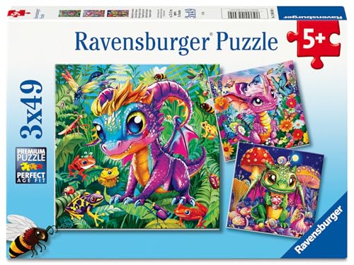 Ravensburger -Dragues De Jardin 3 x 49 Pièces | Puzzle... - Jouets & Jeux Amazon France à 15.24€
