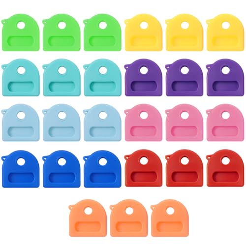27 Stück Schlüsselkappen, Schlüsselmarkierung... - Fournitures Bureau en promo à 1.99€