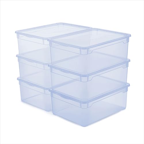 Rotho CLEAR Box 6er-Set Aufbewahrungsbox 10 l mit Deckel... - Amazon Allemagne à 24.99€