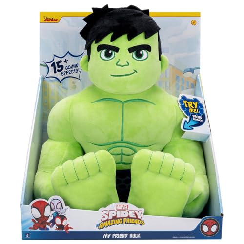 Spidey and His Amazon Friends My Friend Hulk Feature Plush... - Jouets & Jeux Amazon France à 25.85€