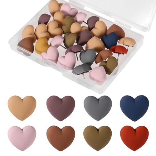 30 Chinchetas de Corazón Mate, Chinchetas Decorativas... - Maison & Cuisine Amazon Espagne à 10.99€