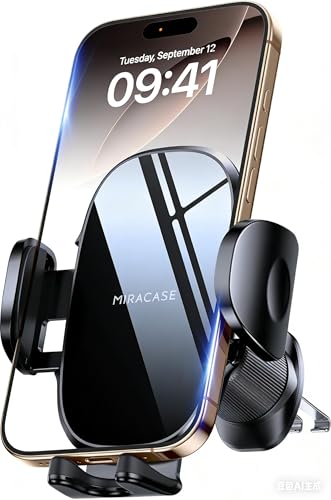 Miracase Car Phone Holder, Stable Double Steel-Hook Air... - Amazon Royaume-Uni à 17.53€