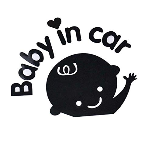 Baby In Car Waving Baby on Board Segnaletica di sicurezza... - Auto & Moto Amazon Italie à 0.89€