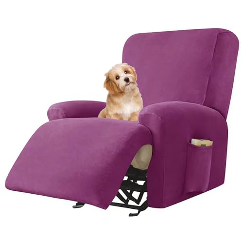 PVYGDXYI 4 Piece Recliner Cover Stretch, Thick Soft... - Maison & Cuisine Amazon Royaume-Uni à 14.12€