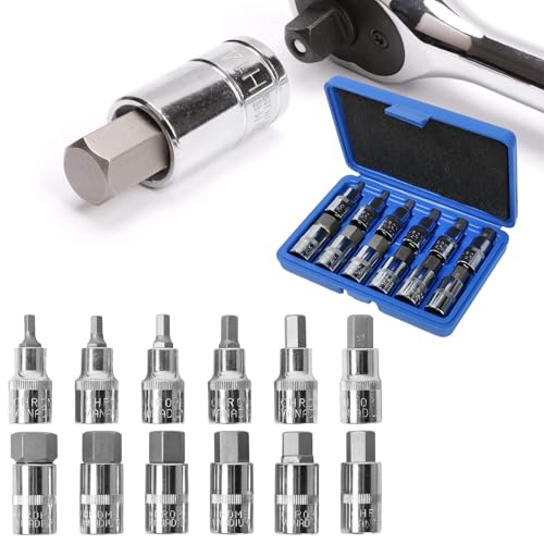 VGECEE 12-tlg Inbus Innensechskant Nuss Satz 1/2''... - Bricolage & Outils Amazon Allemagne à 3.99€