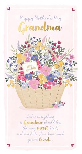 Mother's Day Card For Grandma With Gold Foil Detail by... - Auto & Moto Amazon Royaume-Uni à 1.27€