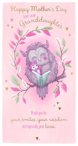 Mother's Day Card From Your Granddaughter, Owl Design by... - Auto & Moto Amazon Royaume-Uni à 1.69€