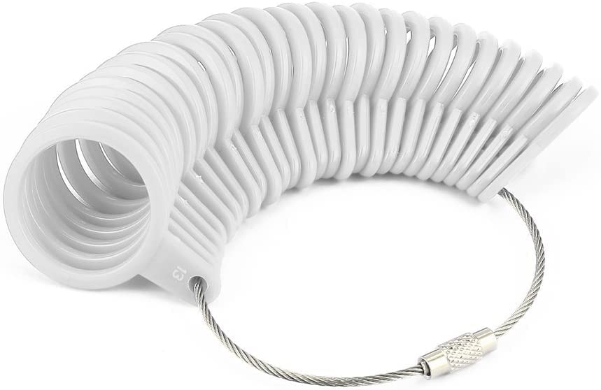 Medidor de anillos para medir el tamaño de los dedos... - Bricolage & Outils Amazon Espagne à 1.57€