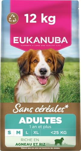 Eukanuba Croquettes Premium sans Céréales Chien Adulte de... en promo à 12,25€ (-89%) sur Amazon FR