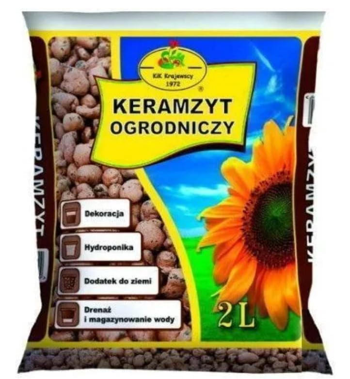 Fresh Plants Blähton - Naturkeramzit für den Garten - 2L - Jardin & Extérieur en promo à 2.20€