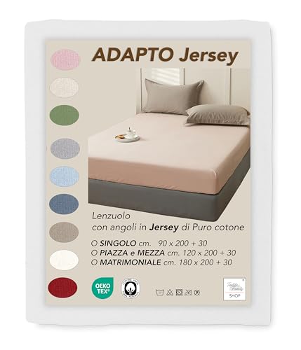 Adatpo Spannbettlaken Jersey weiß - elastische Baumwolle... - Maison & Cuisine en promo à 18.99€