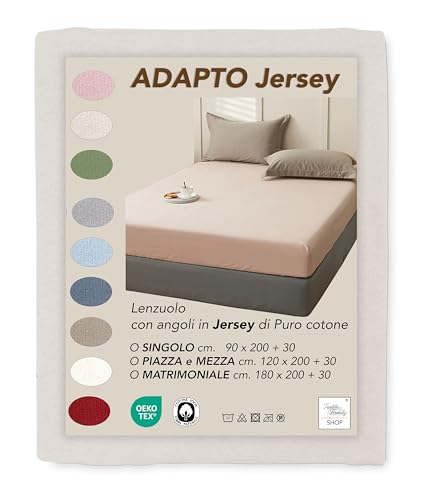 Adatpo Spannbettlaken Jersey Creme – elastische Baumwolle... - Maison & Cuisine Amazon Allemagne à 16.49€