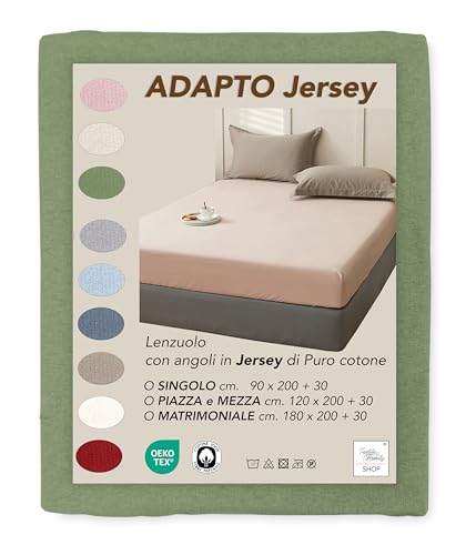 Adatpo Jersey Spannbettlaken grün - elastische Baumwolle... - Maison & Cuisine Amazon Allemagne à 16.49€