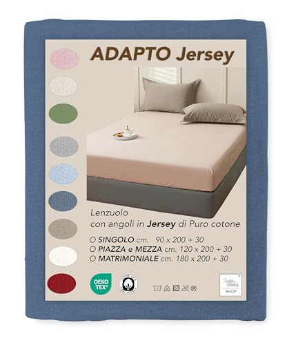 Adatpo Spannbettlaken Jersey blau - elastische Baumwolle... - Maison & Cuisine Amazon Allemagne à 16.49€