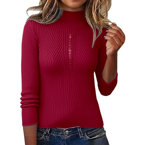 Generisch Pull en tricot à manches longues avec boutons... - Mode & Vêtements Amazon France à 5.23€