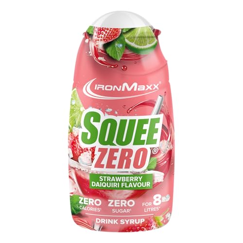 IronMaxx Sirop sans sucre Daiquiri à la fraise 65 ml –... - Sports & Fitness Amazon France à 4.90€
