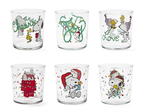 Excelsa Peanuts Shiny & Bright Lot de 6 verres en verre de... en promo à 20,10€ (-43%) sur Amazon FR