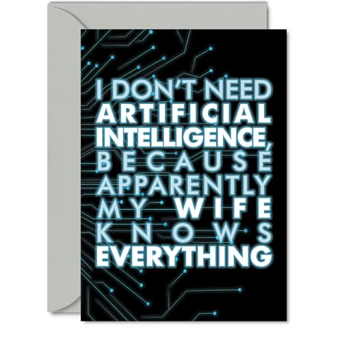 Wife Birthday Card - AI Party - Happy Birthday Card for... - High-Tech & Électronique Amazon Royaume-Uni à 1.94€