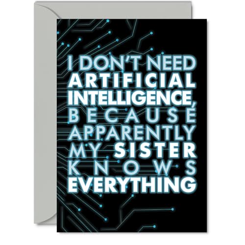 Sister Birthday Card - AI Party - Happy Birthday Card for... - Auto & Moto en promo à 2.63€