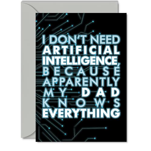 Dad Birthday Card - AI Party - Happy Birthday Card for Dad... - Auto & Moto Amazon Royaume-Uni à 2.67€